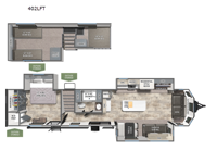 Puma Vista 402LFT Floorplan Image