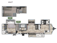 Puma Vista 403LFT Floorplan