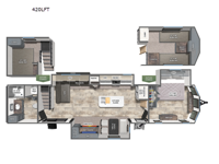 Puma Vista 420LFT Floorplan Image