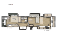 Puma Grand Mesa 395FKL Floorplan Image