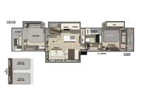 Cedar Creek 38DB Floorplan Image