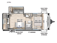 Solaire 237RK Floorplan Image