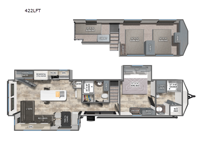 Puma Vista 422LFT Floorplan Image