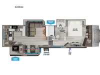 Influence 3203GK Floorplan Image