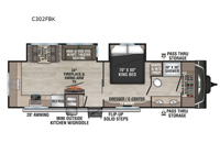 Connect C302FBK Floorplan Image