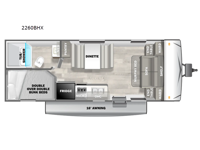 EVO Lite 2260BHX Floorplan Image