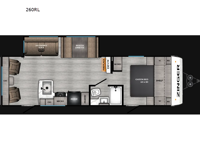 Zinger 260RL Floorplan Image