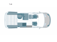 Remote Vans T-45 Floorplan Image