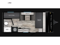 Aspen Trail Mini 17BH Floorplan Image