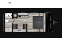 Aspen Trail Mini 17RB Floorplan Image