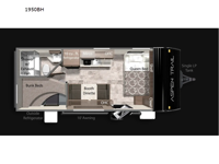 Aspen Trail Mini 1950BH Floorplan Image