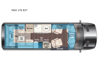 Passage MD4 170 EXT Floorplan Image