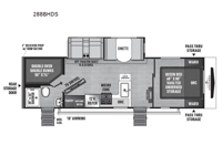 Freedom Express Ultra Lite 288BHDS Floorplan Image