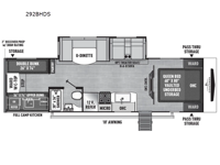 Freedom Express Ultra Lite 292BHDS Floorplan Image