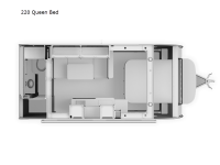 Haven 220 Queen Bed Floorplan Image