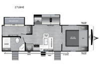 Freedom Express Ultra Lite 271BHE Floorplan Image