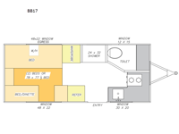 Big Buggy BB17 Floorplan Image