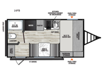 Viking 3K Series 16FB Floorplan Image