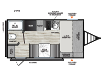 Viking 3K Series 16FB Floorplan Image