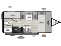 Viking 3K Series 17BH Floorplan Image