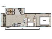 Phoenix Lite 254RLS Floorplan Image