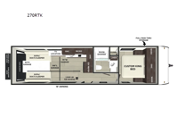 Wildwood FSX 270RTK Floorplan Image