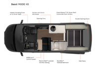 Storyteller Overland Beast MODE XO Floorplan Image