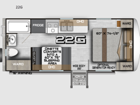 Arctic Fox North Fork 22G Floorplan Image