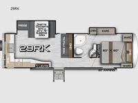 Arctic Fox North Fork 32A Floorplan Image