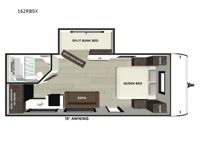 Wildwood FSX 162RBSX Floorplan Image