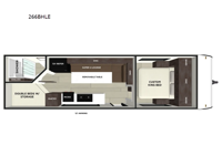 Wildwood FSX 266BHLE Floorplan Image