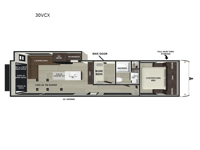 Wildwood FSX 30VCX Floorplan Image