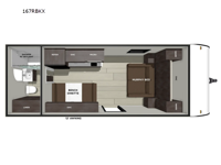 Wildwood FSX 167RBKX Floorplan Image
