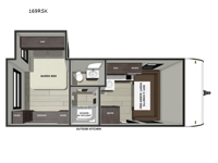 Wildwood FSX 169RSK Floorplan Image