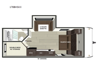 Wildwood FSX 178BHSKX Floorplan Image