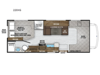 Leprechaun 220XG Ford 450 Floorplan Image