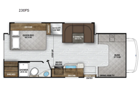 Leprechaun 230FS Chevy 3500 Floorplan Image