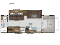 Leprechaun 260MB Ford 450 Floorplan Image