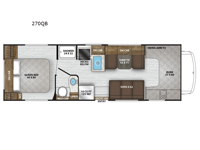 Leprechaun 270QB Chevy 3500 Floorplan Image