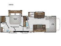 Leprechaun 308KB Ford 450 Floorplan Image