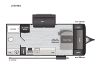 Springdale Mini 1950RBS Floorplan Image