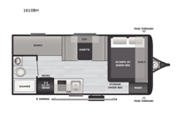 Springdale Mini 1610BH Floorplan Image