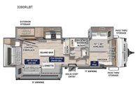 Solaire 3380RLBT Floorplan Image