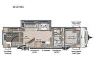Solaire 3150TBSS Floorplan Image
