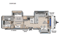 Solaire 3300FLBS Floorplan Image