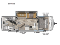 Puma Tracks 2580RBSS Floorplan Image