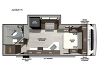 Wildcat ONE 220BATH Floorplan Image