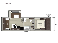 Wildwood X-Lite 24RLXLX Floorplan Image