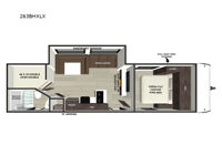 Wildwood X-Lite 263BHXLX Floorplan Image