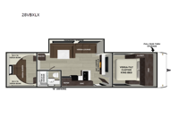 Wildwood X-Lite 28VBXLX Floorplan Image